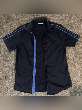 Versace Collection x Gianni Versace Short Sleeve Button Down Shirt